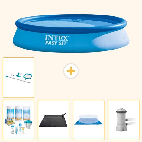Intex Piscine Easy Set Ronde - 396x84 cm - 6-pièces S20893 (1/5)