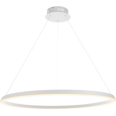 Suspension Simple Peinture Blanc Mat, Silicone Blanc (1/5)