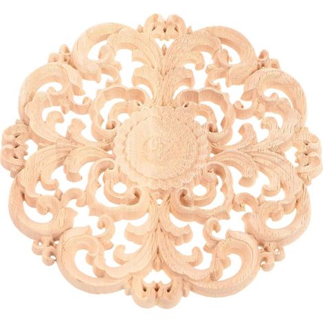 Décoration en bois sculpté, appliques artistiques pour meubles et (1/5)