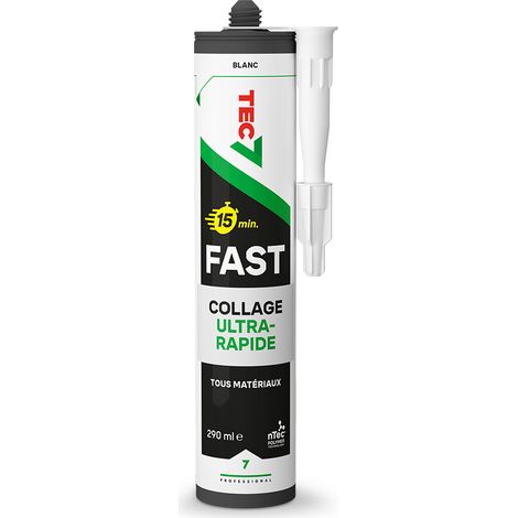 Colle Polymère FAST Blanc 310Ml Adhérence élevée en 15 minutes - TEC7 - 538206227