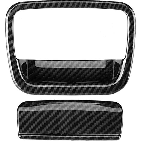 2PC Poignée Couvercle Boîte à Gants ABS Fibre de Carbone Texture Décor Intérieur pour BMW X1 E84 2011-2015 (1/5)