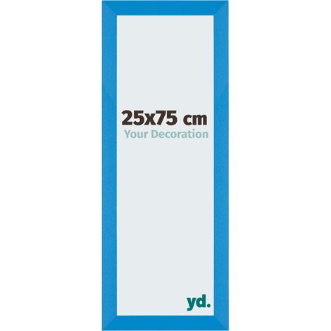 yd. - Cadre photo 25x75 - Bleu Brillant - MDF - Mura (1/5)