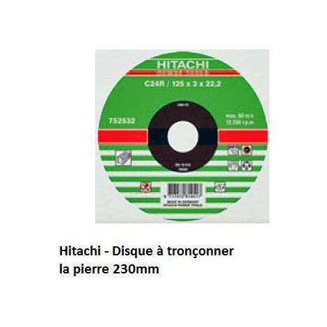Hikoki- Disque à tronçonner la pierre 230mm 752535 Hitachi - Hikoki- Disque à tronçonner la pierre 230mm 752535 Hitachi