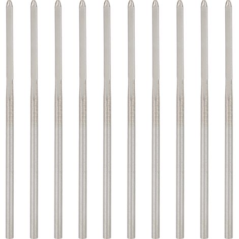 Lot de 10 alésoirs en acier rapide rectifié intégralement, 1,7 mm, pour machines à tige droite. (1/5)