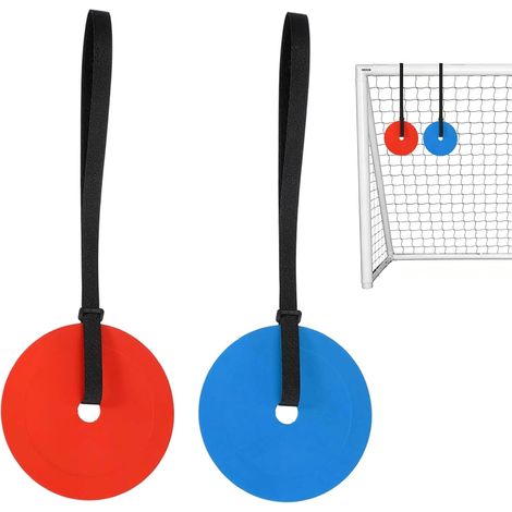 2 Pièces Cibles De But De Football Avec Sangles, Cible De Football Pour Entraînement, Accessoire Pour Améliorer La Précision De Tir, Cibles De But Réglables (1/5)