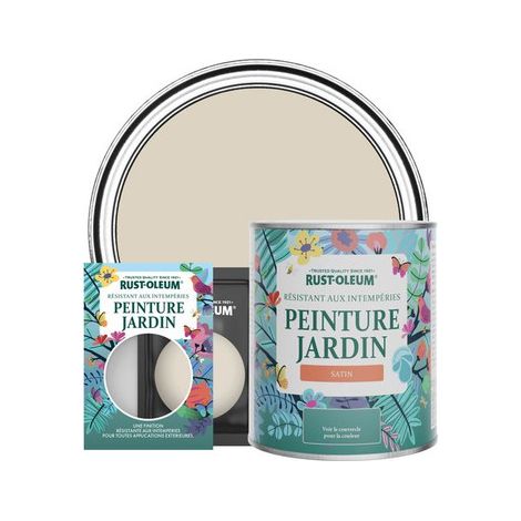 Peinture Jardin, Finition Satinée - Jute (1/3)