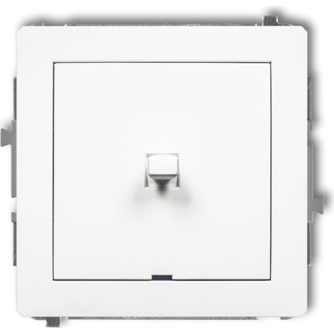 Meccanismo interruttore unipolare Deco in stile americano, bianco opaco 25DWPUS-1