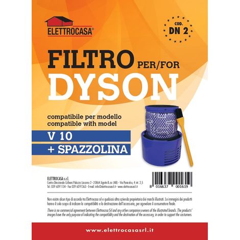 Elettrocasa DN 2 Filtro y cepillo Aspiradora sin cables (1/3)