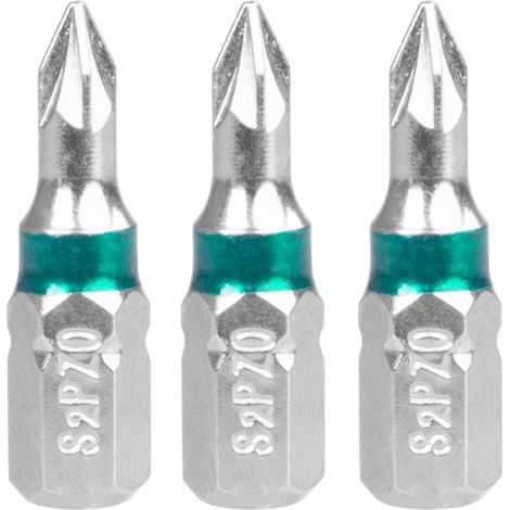 Bit Strend Pro Pozidriv, PZ 0, Pack. 3 Stk. (1/2)