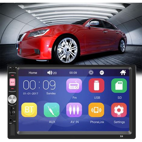 Autoradio 2 DIN 7 pouces avec lecteur MP5 Bluetooth intégré (1/5)