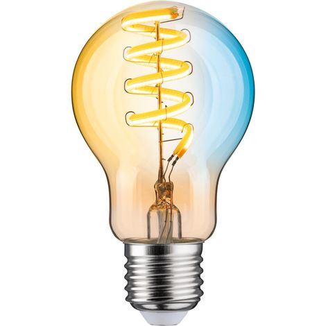 Filament 230V Smart Home Zigbee LED ampoule E27 600lm 7,5W Tunable White gradable Doré ampoule (1/5)