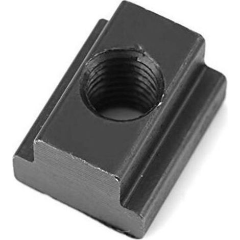 ZOR Lot de 5 écrous à rainure en T M10, acier finition oxyde noir, écrous T-slot pour table de serrage et assemblage de pièces (1/4)