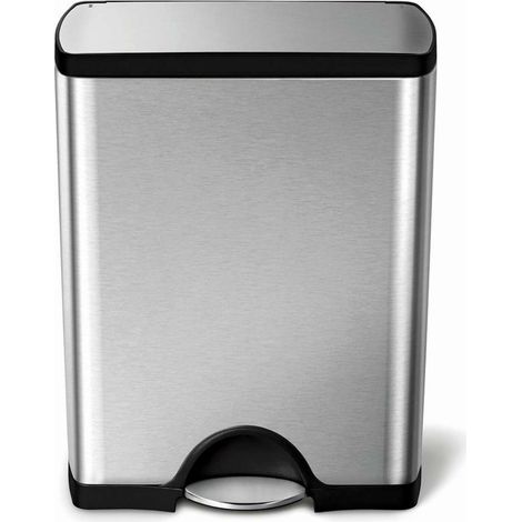 Simplehuman Mülleimern - Abfalleimer 50 l, Edelstahl CW1816
