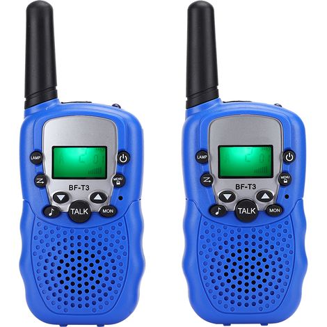 2PCS Talkie-Walkie Portable avec Lampe Torche Intégrée - Radio Bidirectionnelle Compatible Baofeng (1/5)