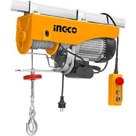 Paranco elettrico industriale 1600W - 999KG - cavo 18mt - Peso 33kg - INGCO EH10001 (1/2)