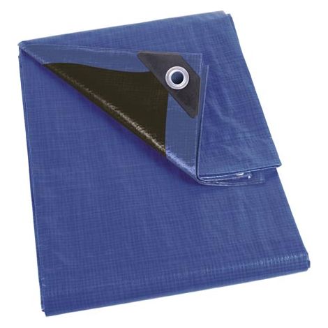 Lona – Azul/Negro – Muy resistente – 5 X 5 M