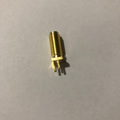 SMA-KE offset female connector, SMA-KHD RF socket female connector offset male connector, external screw, internal hole 50 ohms plus (1/4)