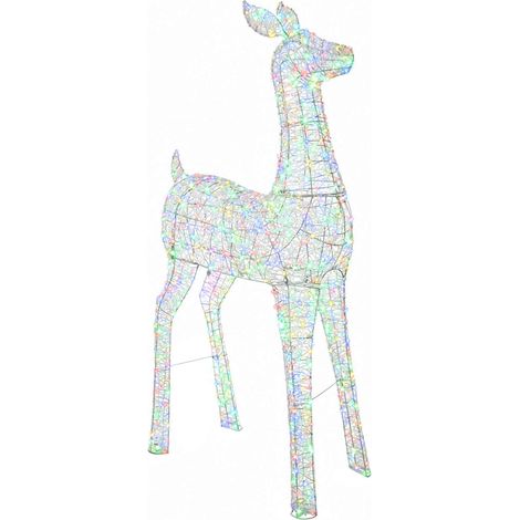 Christmas LED Reindeer Motif Light LOVIISA 900 LEDs Multicolour vidaXL (1/5)