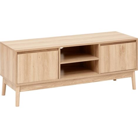 Mueble tv abana efecto roble natural con 2 armarios - 5five (1/5)