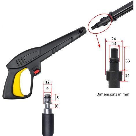 ZHIJIA PREMIUM pistolet pulvérisateur haute pression adaptable nettoyeur électrique Briggs Craftsman Lavor (1/5)