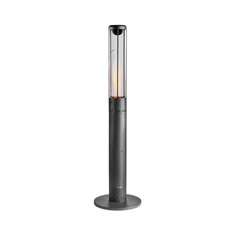 Faro Barcelona – Chauffage extérieur à pellets – Technologie pyrolyse – Tube en verre céramique 200mm – Coût d'utilisation 0,30€/heure pour 7kW