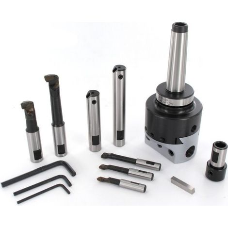 Tête d'alésage CM3/M12 DIN228 diam. 75 MM 10-220 MM Vertex VBHC-MT-3-BC3