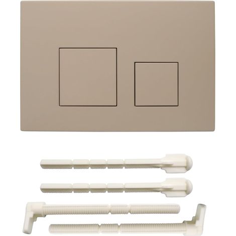 Plaque de déclenchement pour WC Compatible avec Geberit sigma01 sigma10 sigma20 sigma21 sigma30 sigma50 sigma60 Plaque de déclenchement en plastique pour chasse d'eau à 2 débits (Kaki) (1/5)