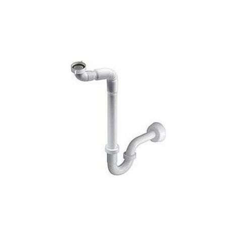 SIFONE CON BRACCIO FLESSIBILE PER LAVABI RECLINABILI Misura: 1" 1/4 x 32