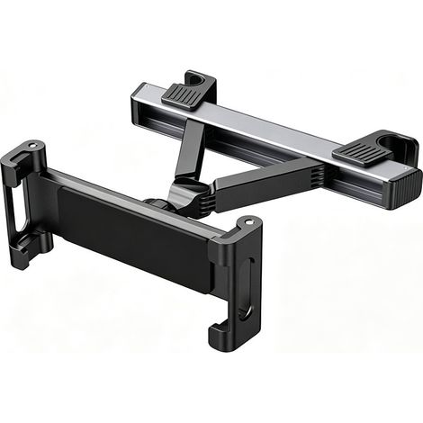 Support pour tablette pour appuie-tête de siège auto, support arrière réglable, pivotant et pliable, support d'écran portable pour appuie-tête (1/5)