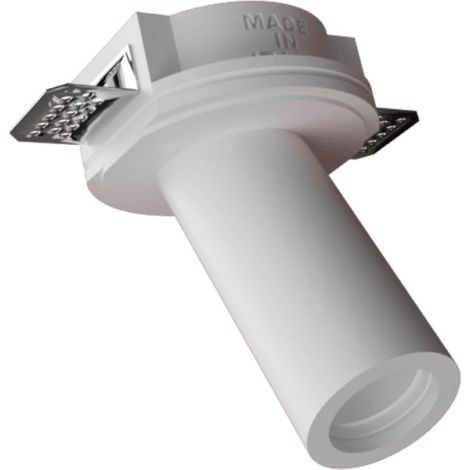 Faretto incasso lampadari bartalini inatalp ts10 gu10 led inclinato gesso verniciabile