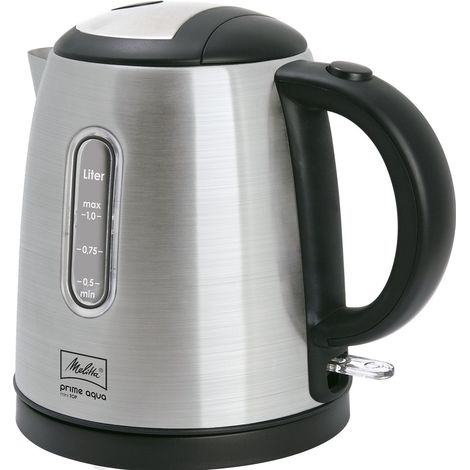 Melitta Prime Aqua Mini Top hervidor eléctrico acero inox 1L
