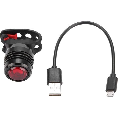 Phare avant vélo rechargeable étanche extérieur, feu arrière vélo lampe casque, éclairage cyclisme puissant. (1/5)