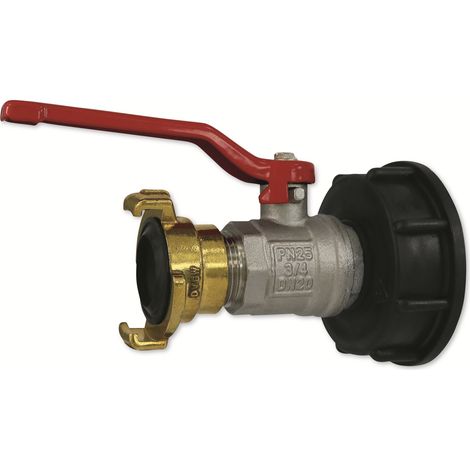 PUTEUS IBC Adapter 92187, 3/4", mit Kugelhahn