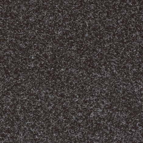 Paillasson synthétique pas cher - Noir chiné - 1m x 1m