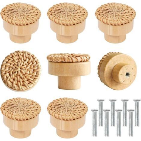 8 Pieces Kitchen Knob, Kitchen Cabinet Handle Door Knobs Furniture Drawer Cupboard (1/5)