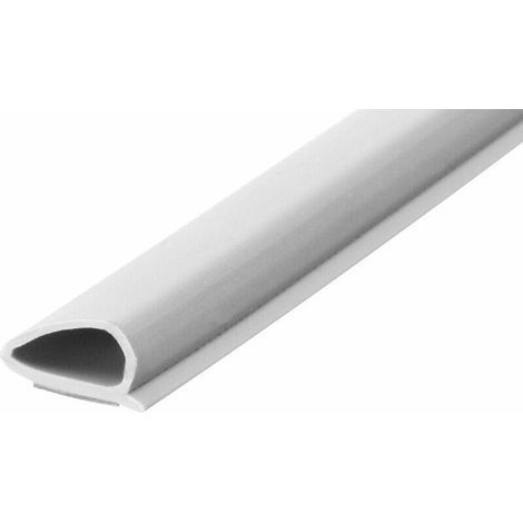 Joint universel autocollant adhésif pour portes intérieures et fenêtres 10 x 5mm Protection Froid Courants d'air Calfeutrage Rénovation Etanchéité Economie Profil, 6 mètres blanc (1/3)