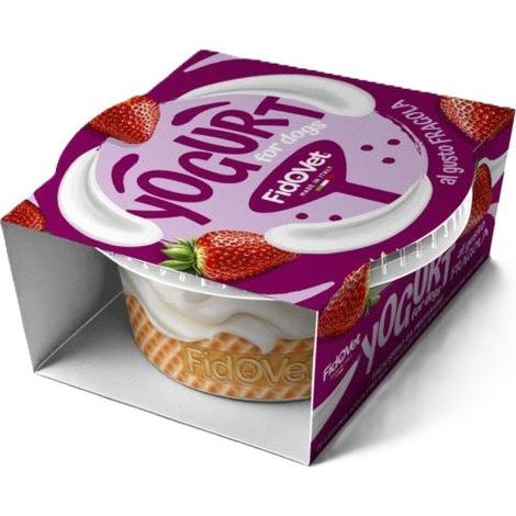 FidoVet Yogurt per cani 25g - Yogurt alla fragola 25g