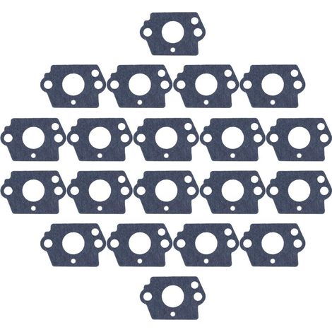 20 pièces de joints de carburateur pour tronçonneuse compatibles Husqvarna 50 51 55 Rancher 136 137 141 142 36 41 123 223 323 325 326 327 445 450 Neuf (1/5)