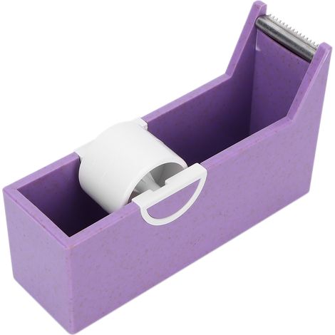 Dispenser de ruban adhésif portable pour extensions de cils, idéal pour salon, bureau ou domicile - Support de coupe violet (1/5)