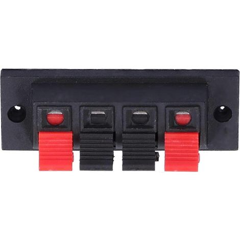 10 bornes pour haut-parleurs, 4 pôles, connexion rapide, borne à souder, borne de test audio, 0–250 V (1/4)
