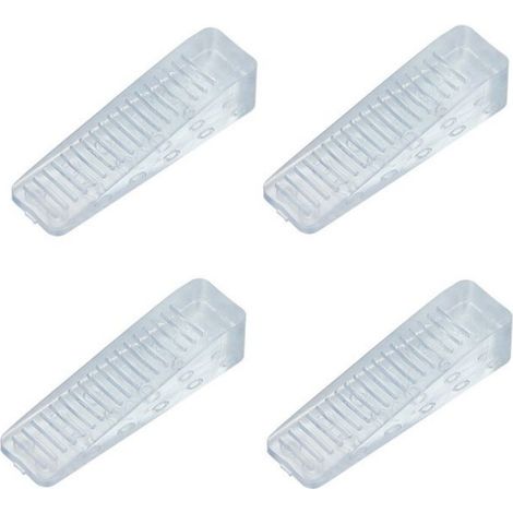 Fonepro Lot de 4 butées de porte, cales de porte, butées de porte antidérapantes, butées de porte en silicone, butées de