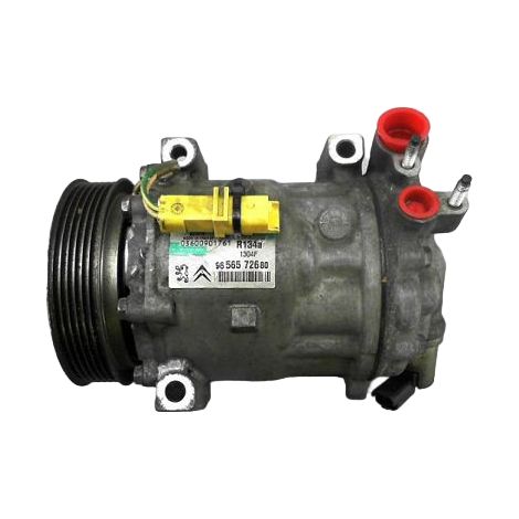 [PRODUIT D'OCCASION] Compresseur Air Conditionne PEUGEOT 407 2004-2008 ♻️ Ref Oe. 648779 - Garantie à vie (1/4)