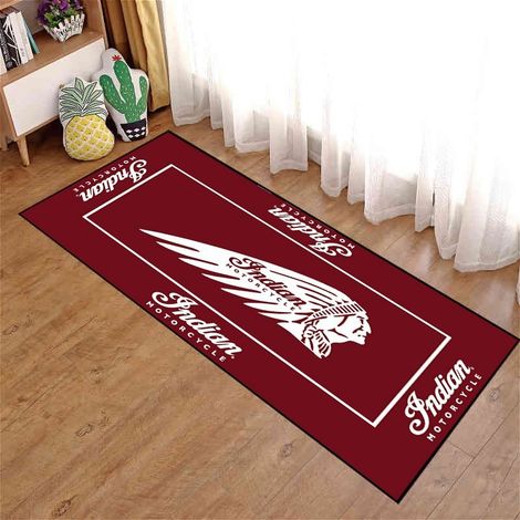 HSS-Tapis de moto, tapis antidérapant pour canapé et table basse de salon, résistant aux taches et facile à nettoyer - 60200cm (surface en polaire douce pour la peau)