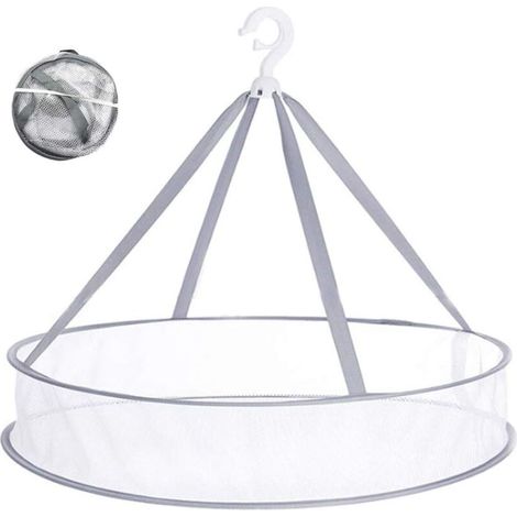 EASYCOMFORT Séchoir à linge pliable en maille à suspendre pour pull, lingerie, jouets, herbes aromatiques (1/5)