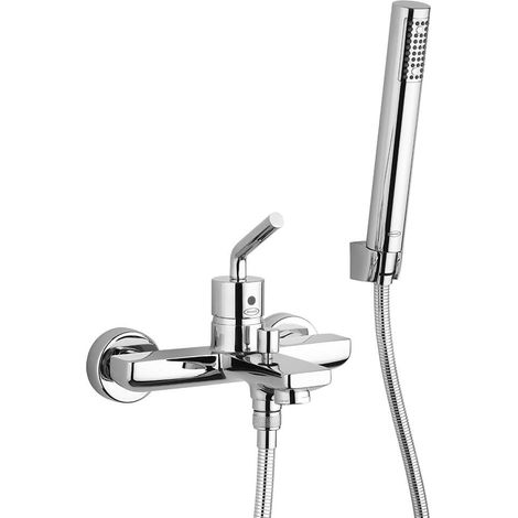 Miscelatore vasca esterno Lumos in ottone cromo di jacuzzi (1/2)