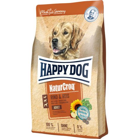 Happy Dog Premium NaturCroq Rind & Reis 4 kg Hundetrockenfutter