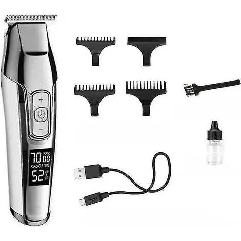 Tondeuse à cheveux pour hommes chauves, outil de taille de barbe professionnel, tondeuse à cheveux électrique (1/5)