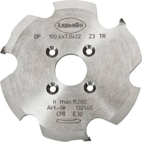 Lamello Diamantfräser 132140 100,4 mm Länge 22 mm Höhe