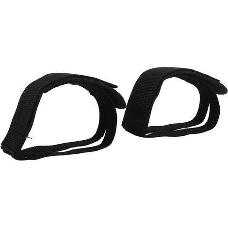 1 Paire de Rétropédalage Vélo Route Pédales Adhésives avec Courroie Noire (1/5)