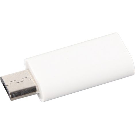 Micro-USB-Stecker auf USB 3.0 Typ-C-Buchse Adapter zum Laden und Synchronisieren von Android-Geräten (Weiß) (1/5)